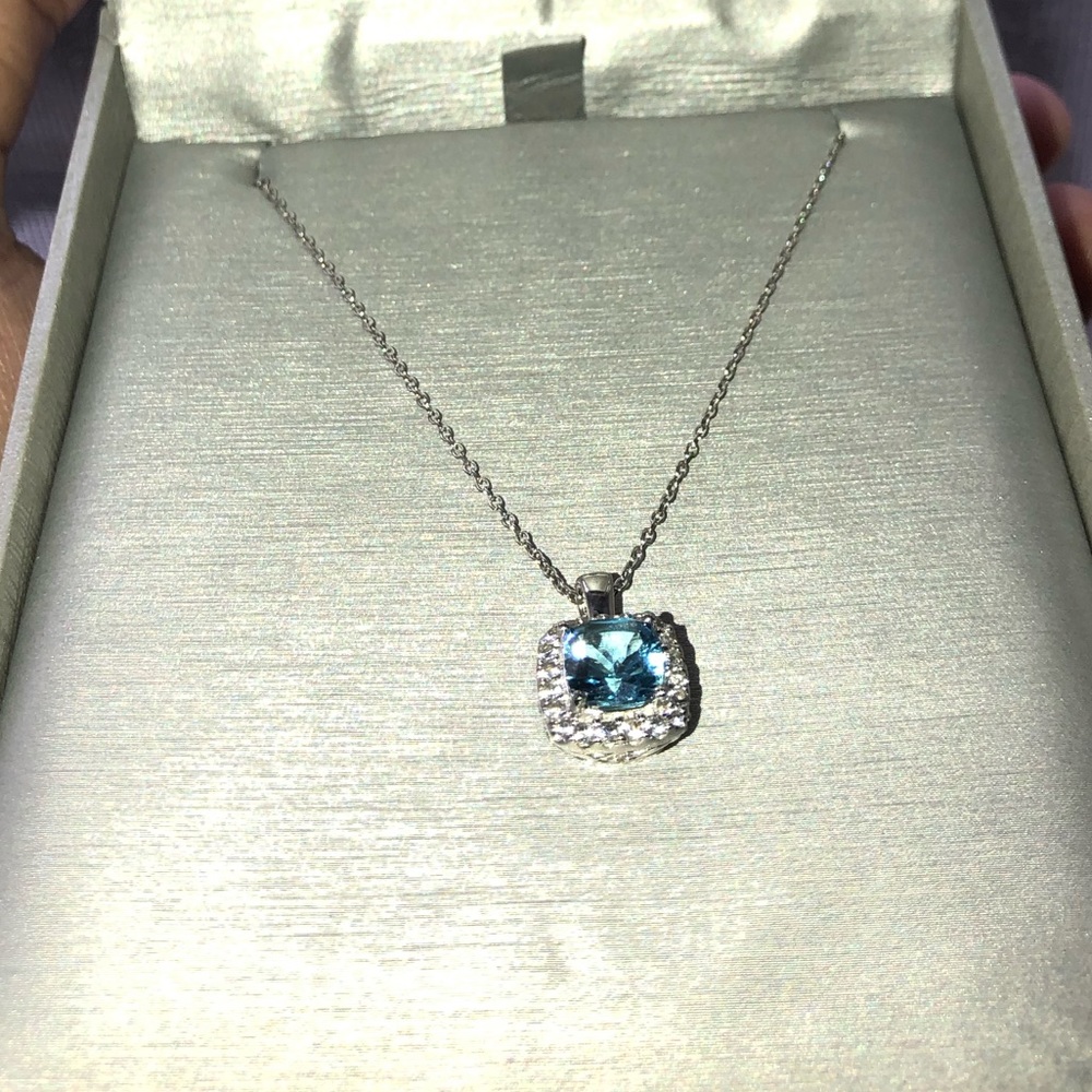 Blue Sapphire Zales Necklace